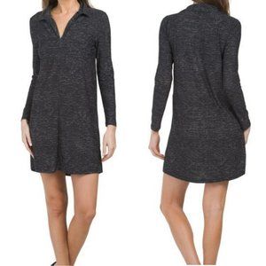 NWT New Mango V-Neck Collared Long Sleeve Dress Size 4